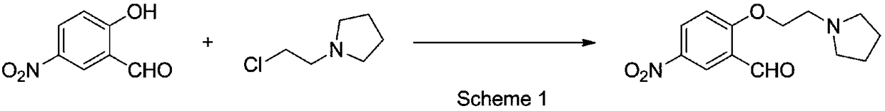 Method for preparing drug intermediate by catalyzing organic silicon supported ion liquid