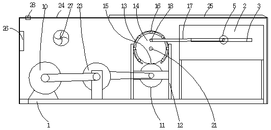 Temperature-adjustable paper flexibility testing device