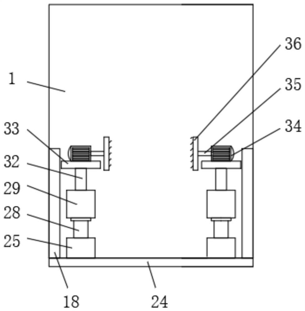 Cleaning and disinfecting device for medical gynecological rollaway bed