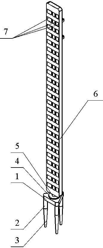 Marking device for rice precise quantitative cultivation and rice precise quantitative cultivation method adopting the marking device