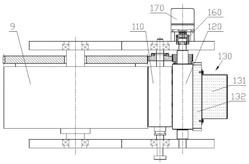 Narrow amplitude satellite type flexographic plate printing machine