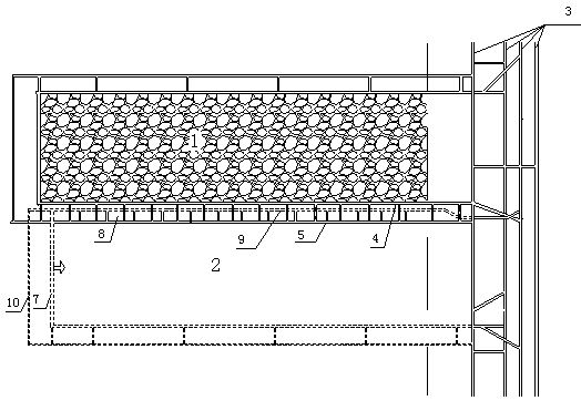 Arrangement method of high gas coal seam extraction working face roadway