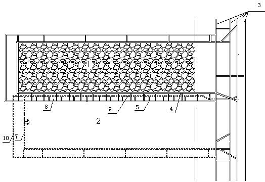 Arrangement method of high gas coal seam extraction working face roadway