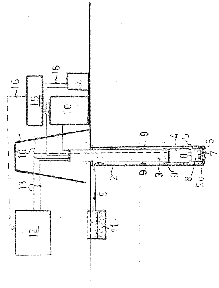 Method and apparatus for placing or excavating cavities in mountains