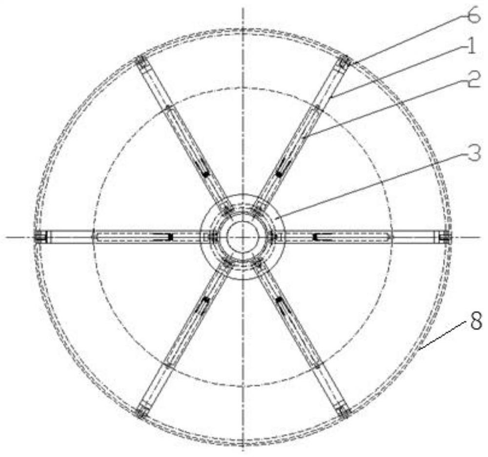 Coaxial positioning device capable of simultaneously measuring azimuth angles and inclination angle of tubular pile