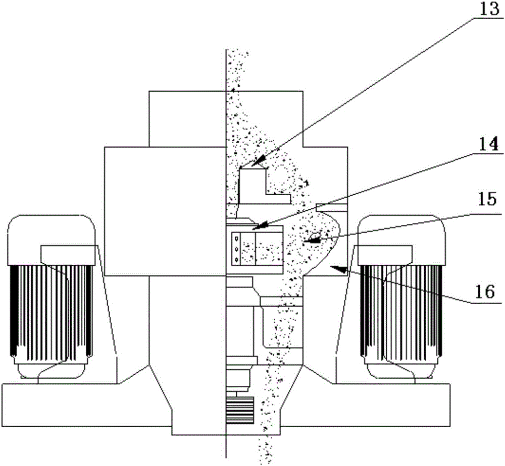 Fused magnesite crushing and separating system