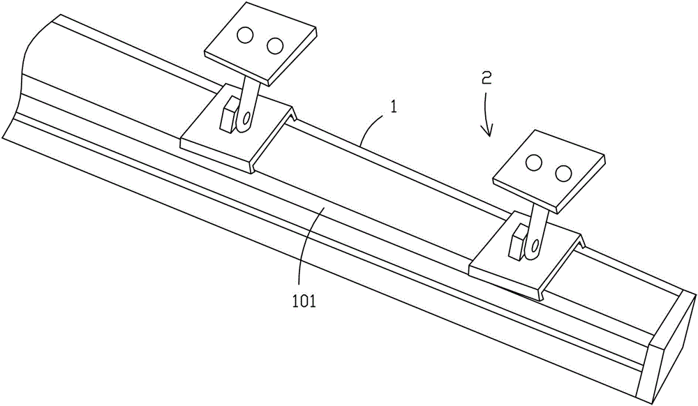 Fixing mechanism of tubular LED lamp