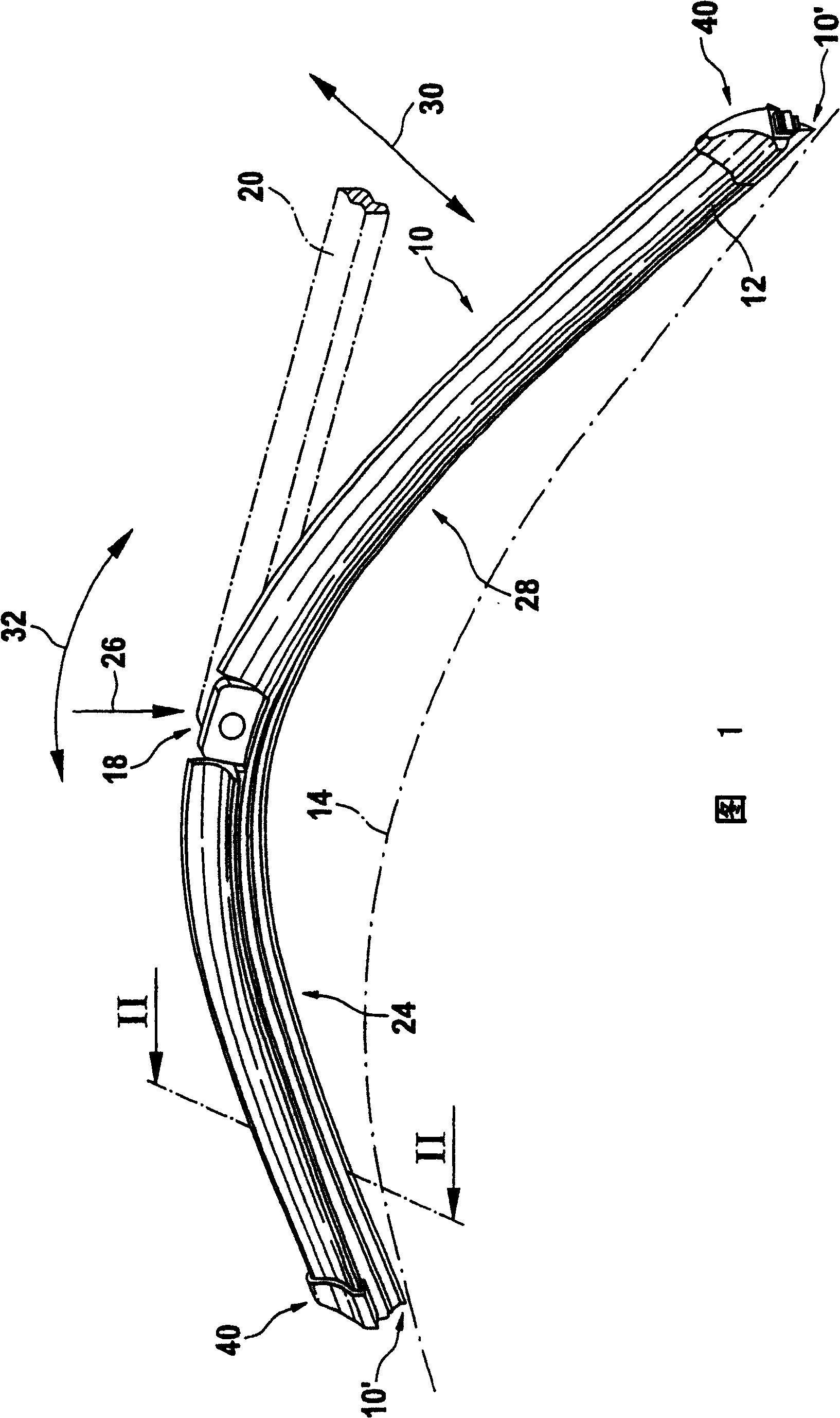 Method for producing a wiper blade, device for carrying out the method and wiper blade produced according to the method