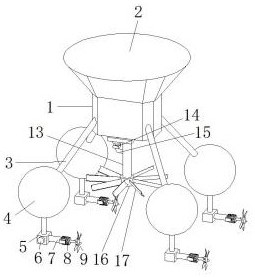 Novel intelligent solar energy storage electric aerator