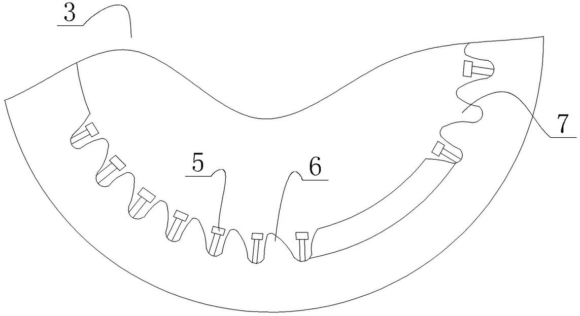 Inflatable punching method and punching equipment for micro-spraying belt