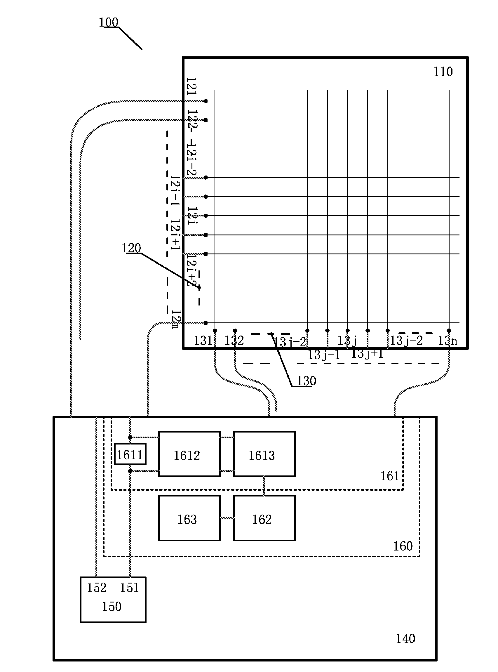 Capacitive touch screen