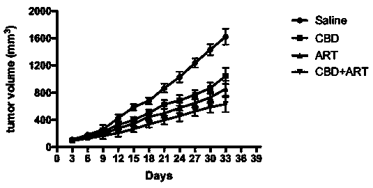 Medicine composition for treating skin melanoma and preparation method of medicine composition