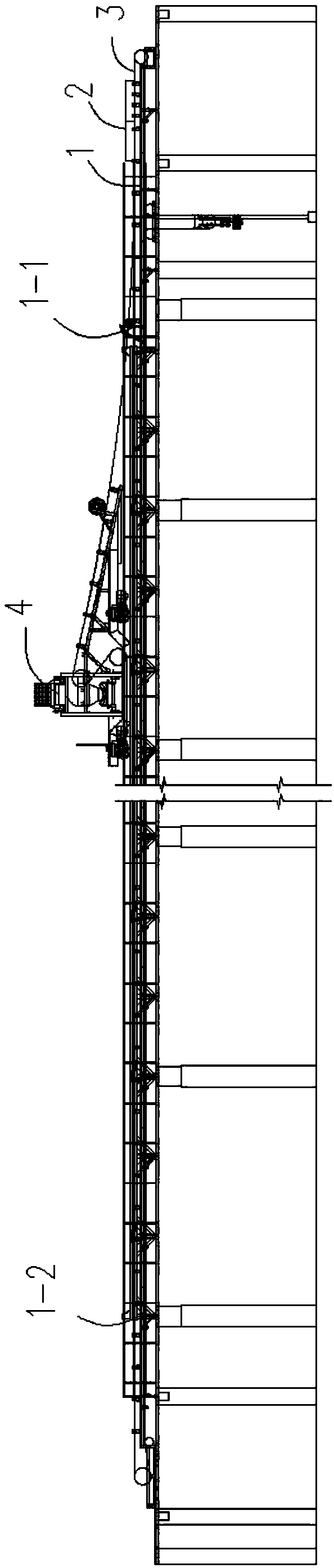 Intelligent all-coverage bulk material unloading distributor