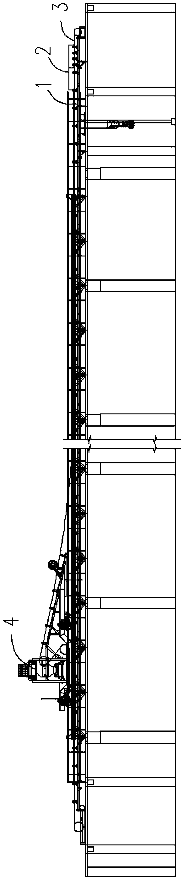 Intelligent all-coverage bulk material unloading distributor