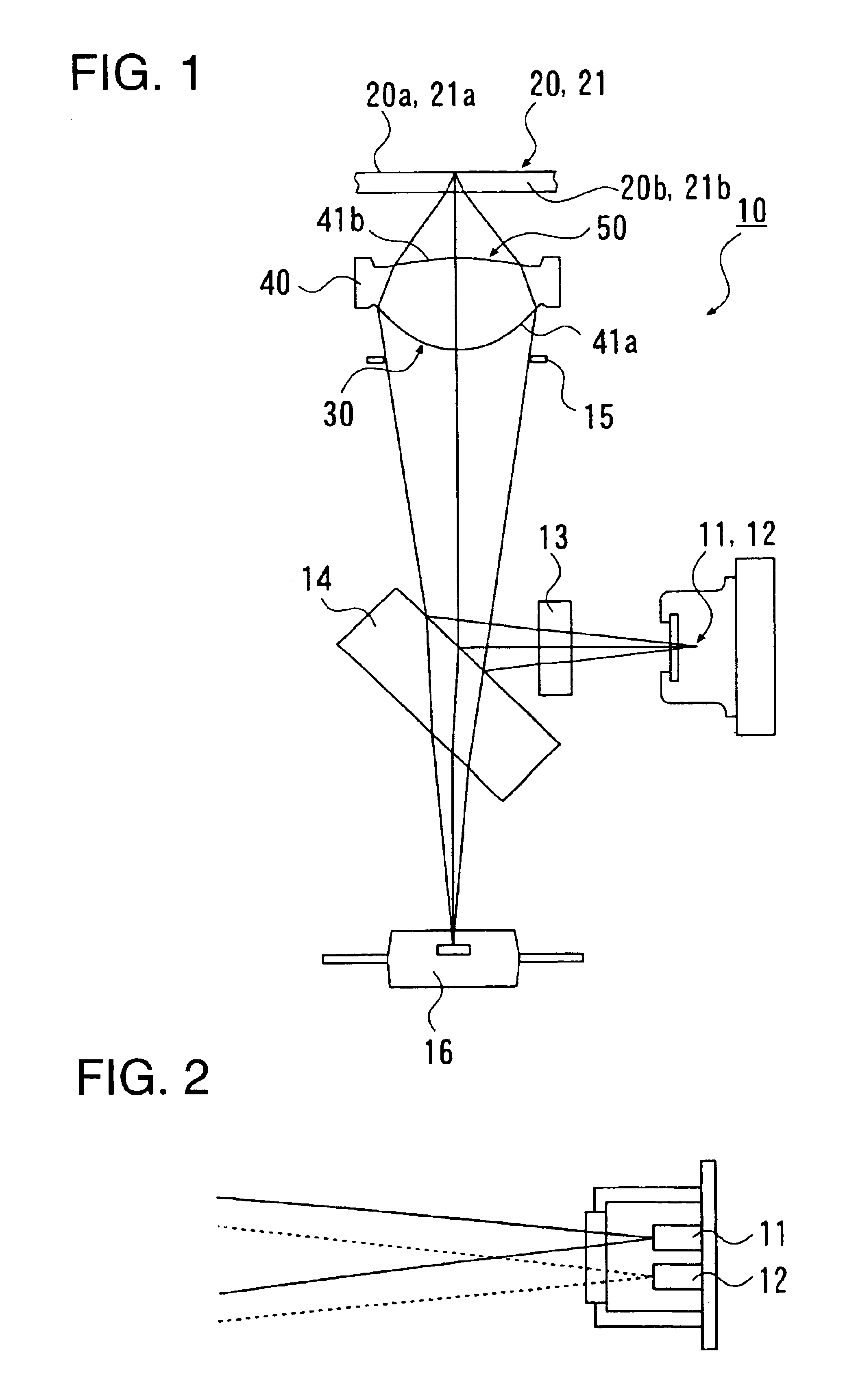 Optical pickup apparatus, condensing optical system, and optical element