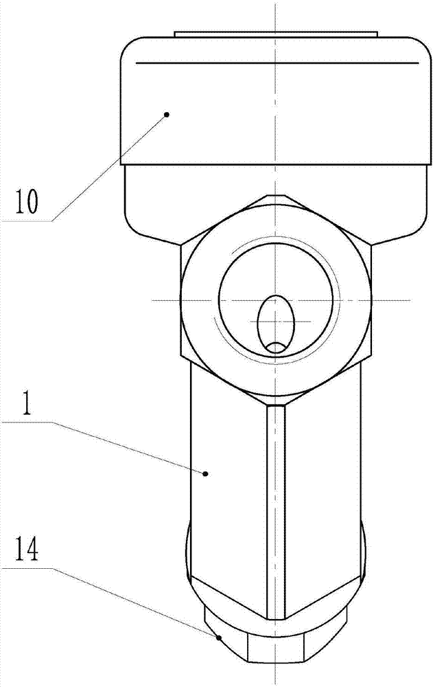 A quick release steam trap