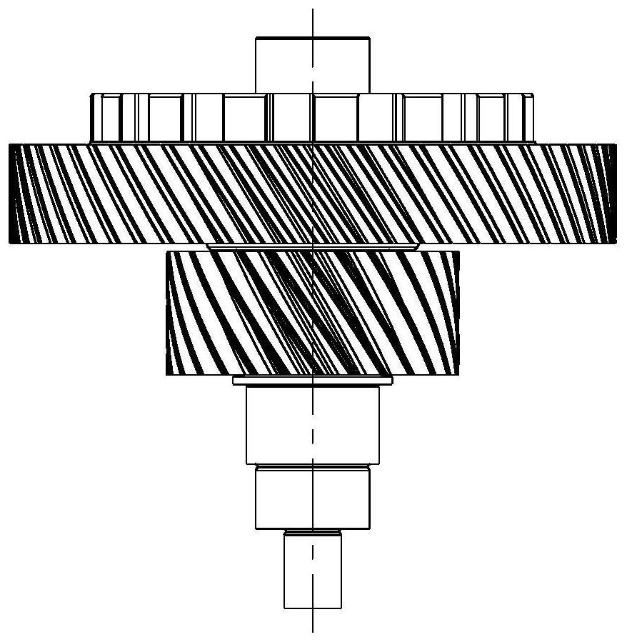 A gear groove width detection device