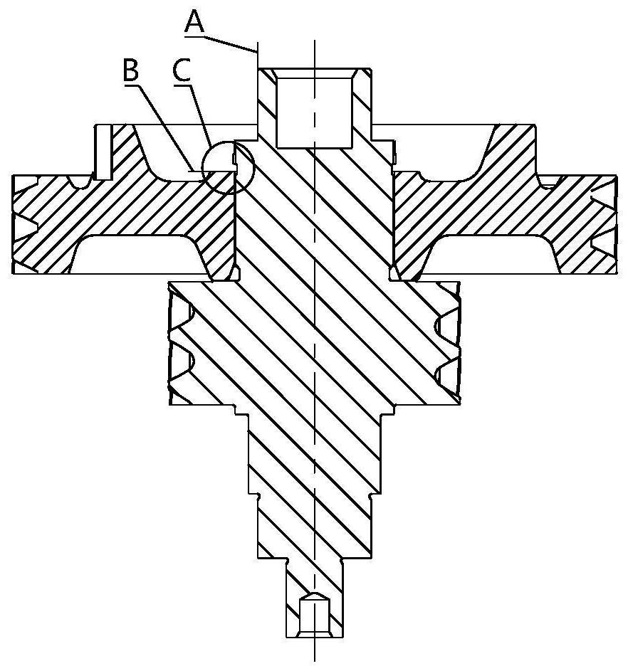 A gear groove width detection device