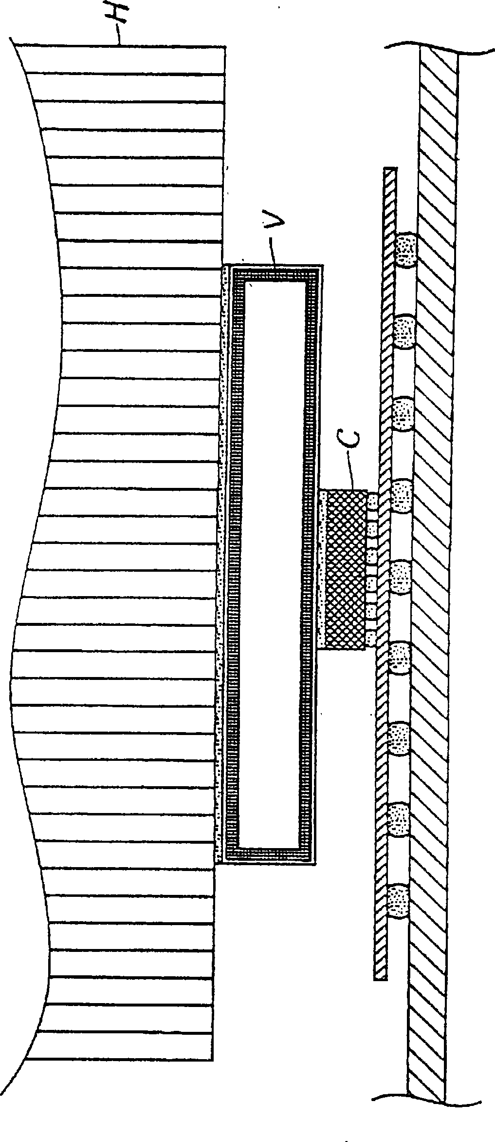 Soakage device capable of reinforcing supporting strength and capillary action