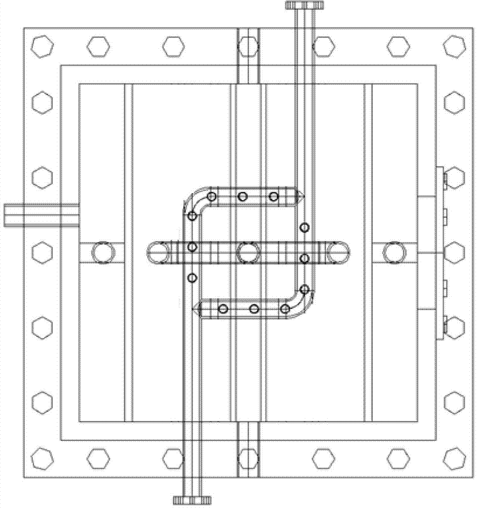 Three-section all-in-one rectangular anaeroic digestor