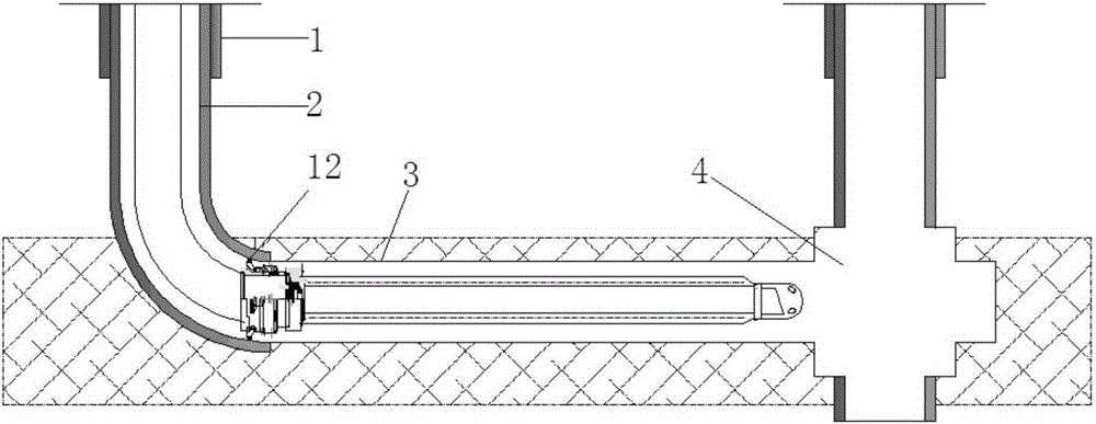 Well completion method for glass fiber reinforced plastic sieve tube of coal bed gas horizontal well