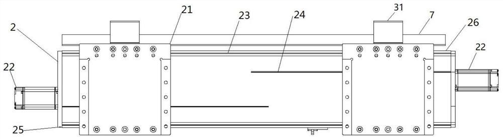 Multi-shaft linkage transmission structure