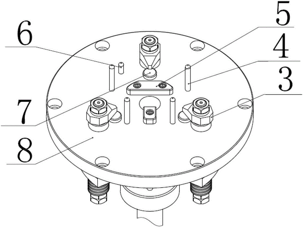 Spiral steering clamp for numerical control machine tool