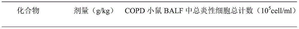 New application of traditional Chinese medicine composition to preparation of drugs for preventing and treating chronic obstructive pulmonary diseases