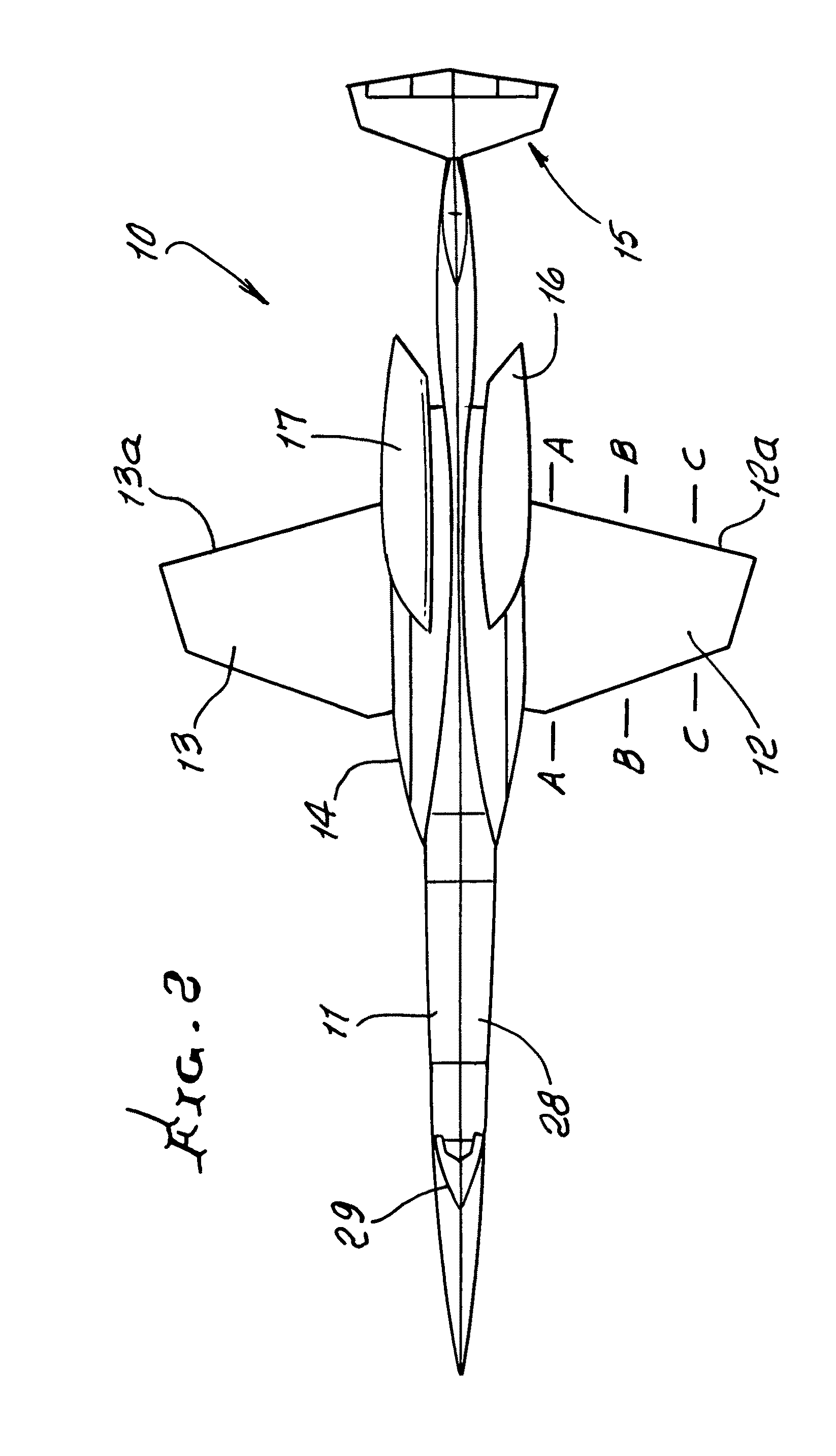 Laminar flow wing optimized for supersonic cruise aircraft