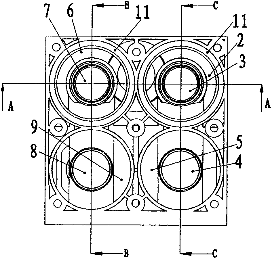 Injection water-saving device and toilet stool water-saving method