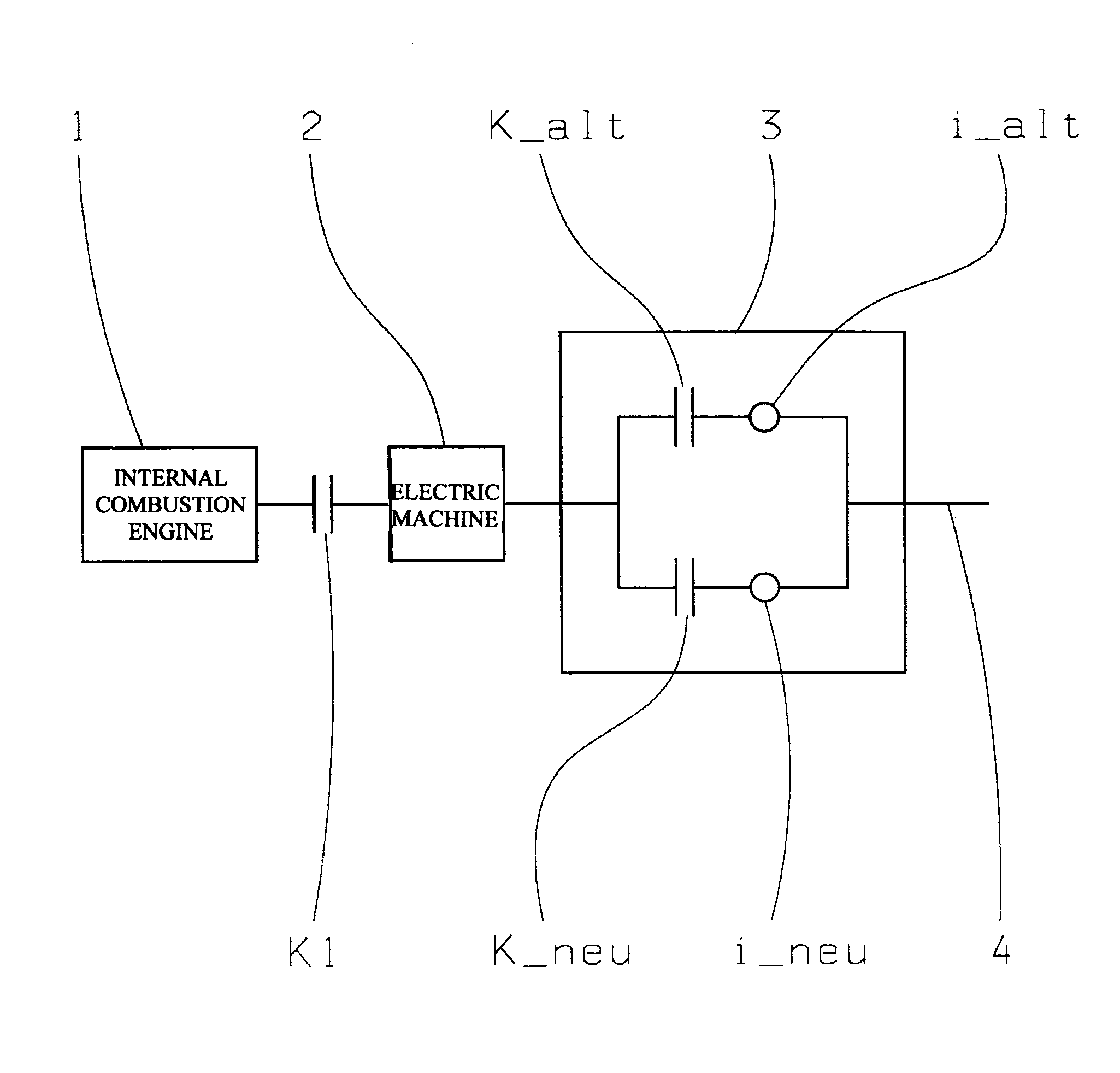 Method for starting the combustion engine during a load shift in parallel hybrid vehicles