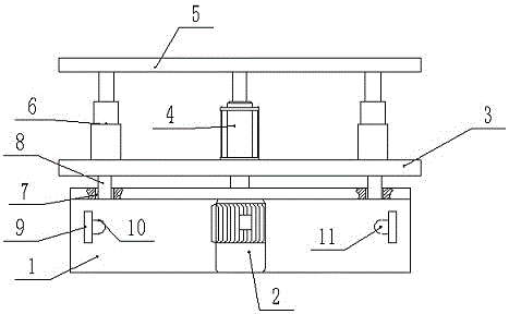 Revolving platform for ceramic forming