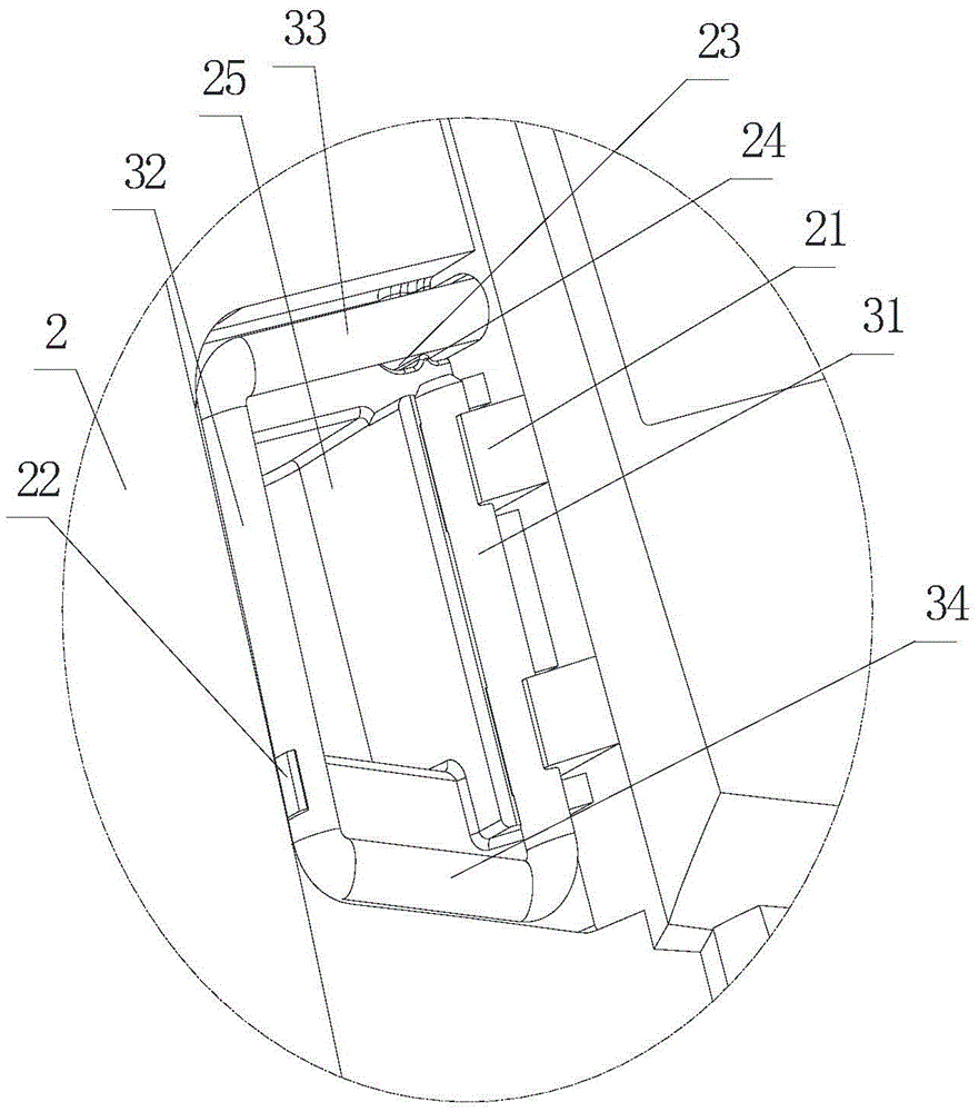 Quick switching device for rear grass discharge of lawn mower