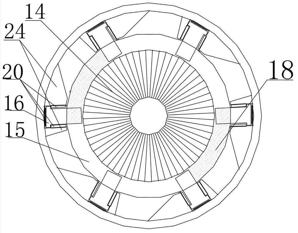 Wind power stable generating system