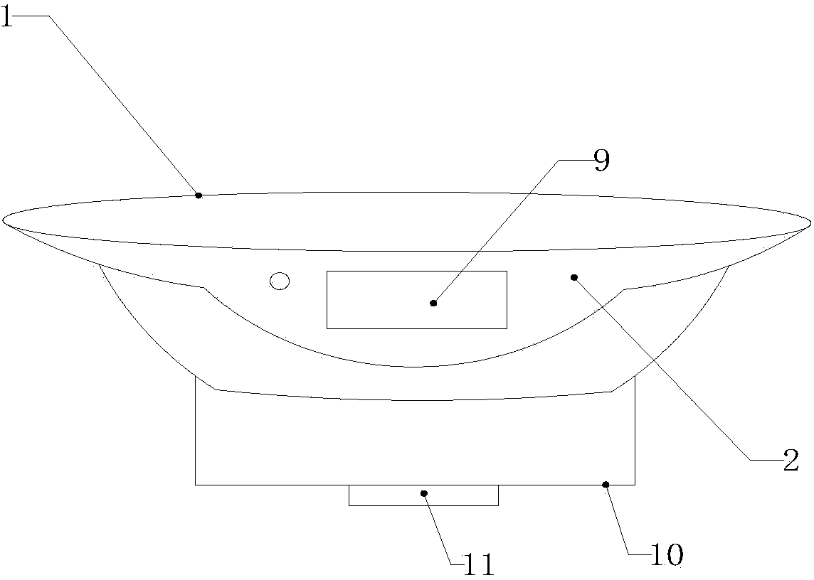 Plate capable of standing