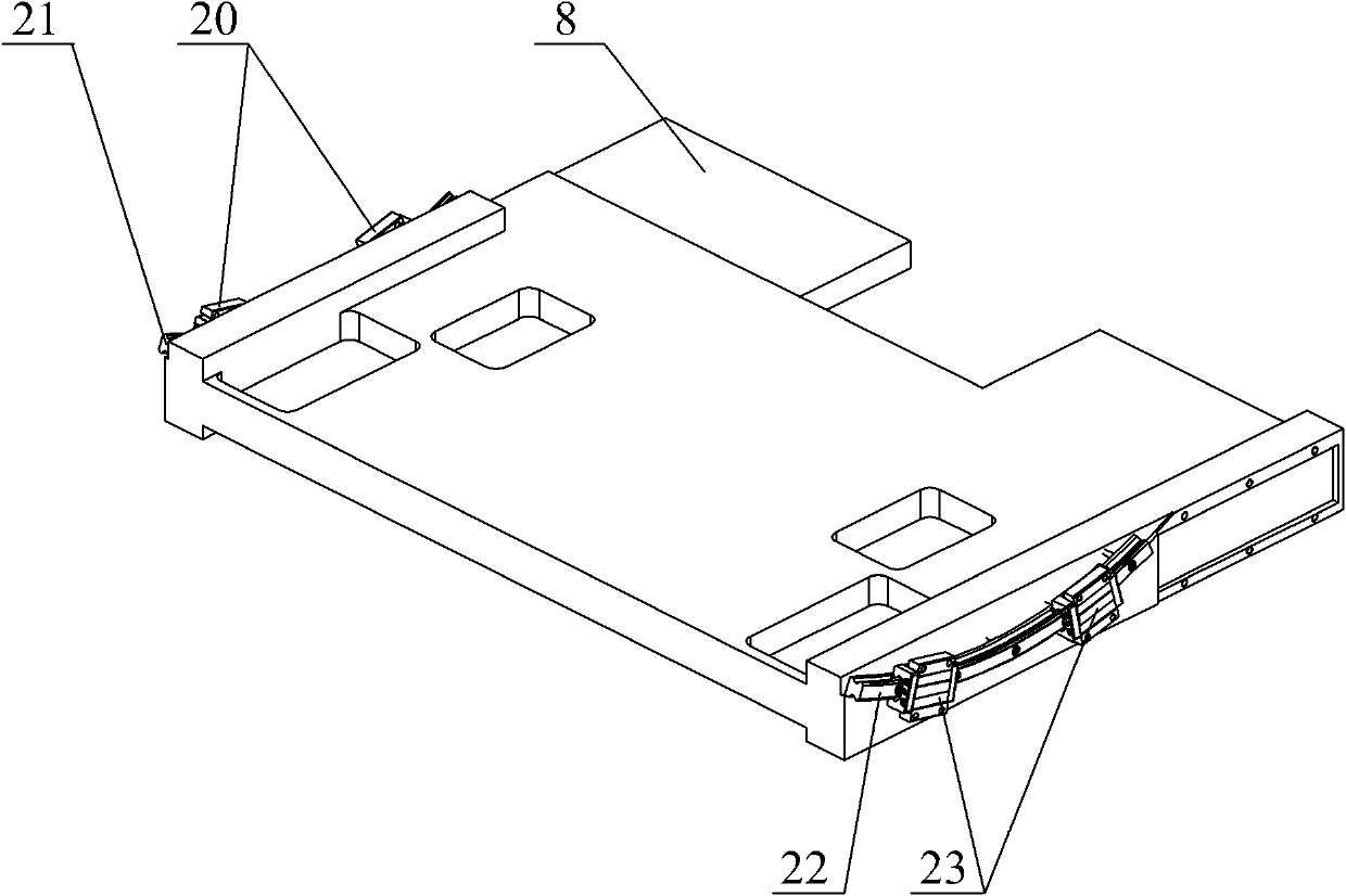 High-precision pose adjusting device for spliced grating