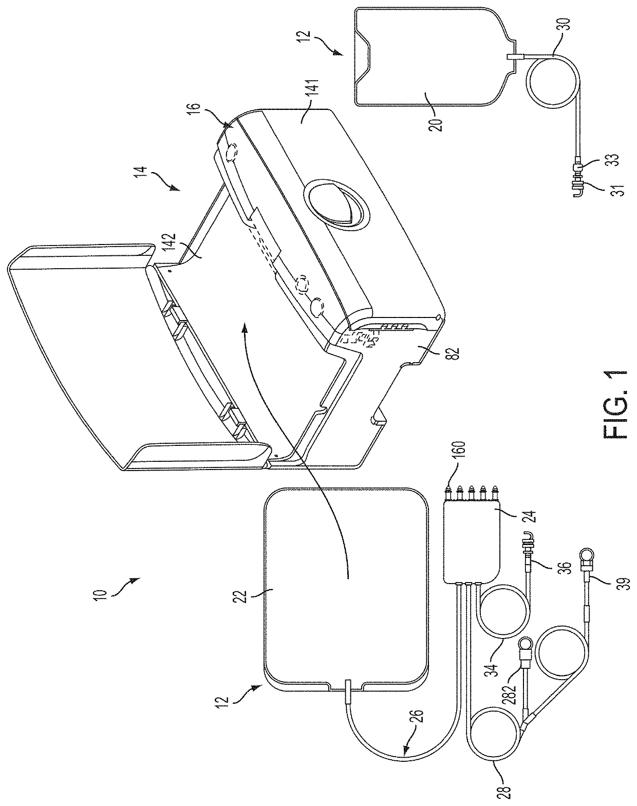 Medical treatment system and methods using a plurality of fluid lines