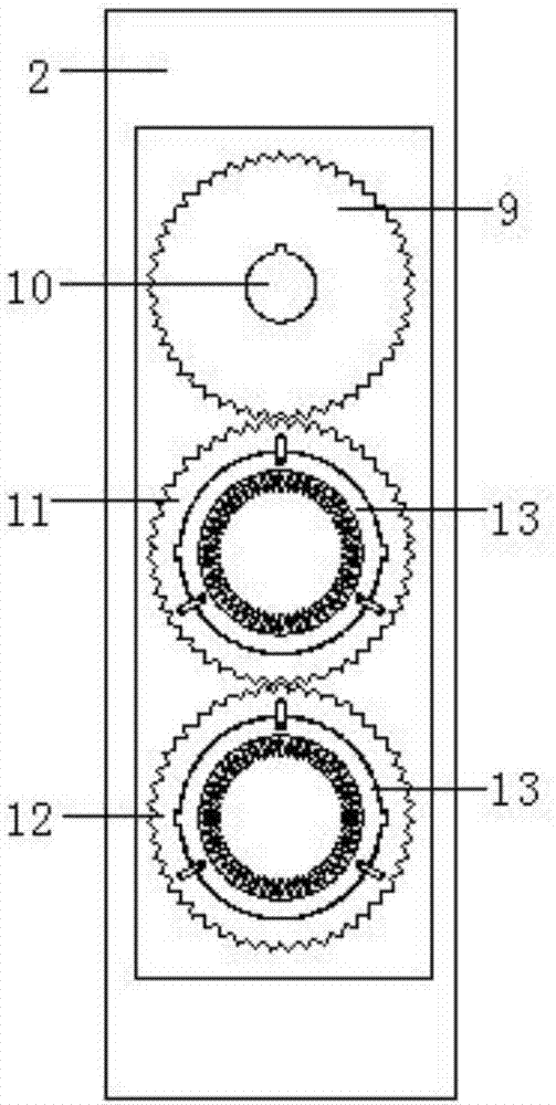 Burr and scrap chip grinding equipment used for aluminum bar surface layers