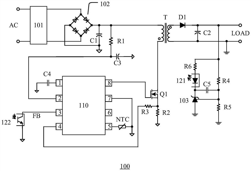 Control chip, primary side control circuit, power converter and control method thereof