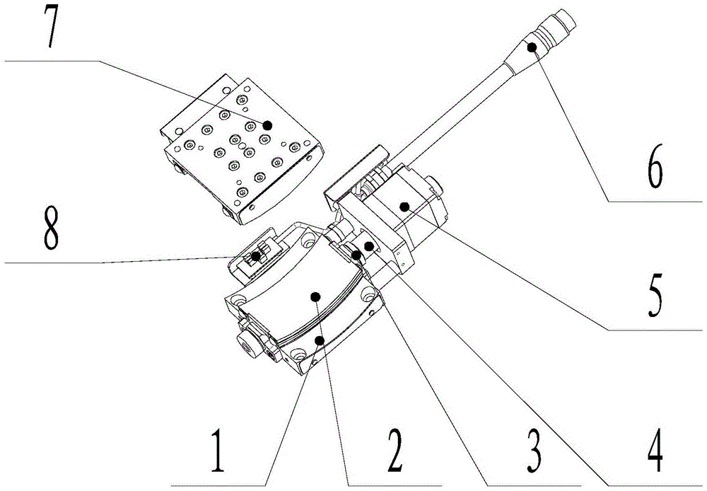 An electric angular pendulum motion device