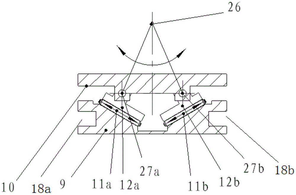 An electric angular pendulum motion device