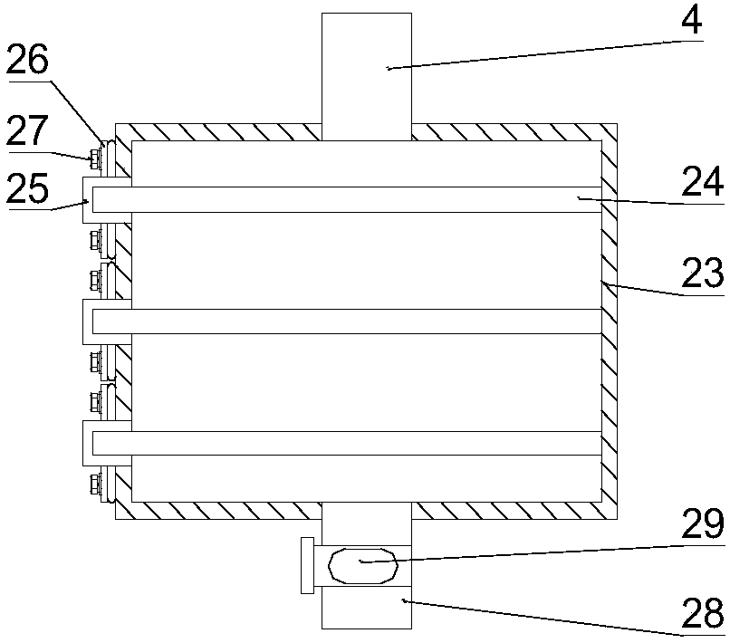 Filtering and self-cleaning device of soybean-milk flossed residues for bean curd processing