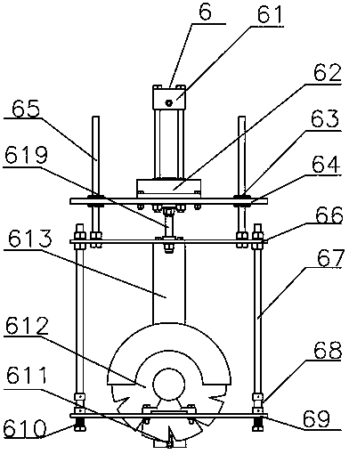 Full-automatic machine for cutting plates