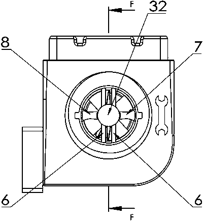 Photoelectric through-beam turbine flowmeter and its probe embedded injection molding process