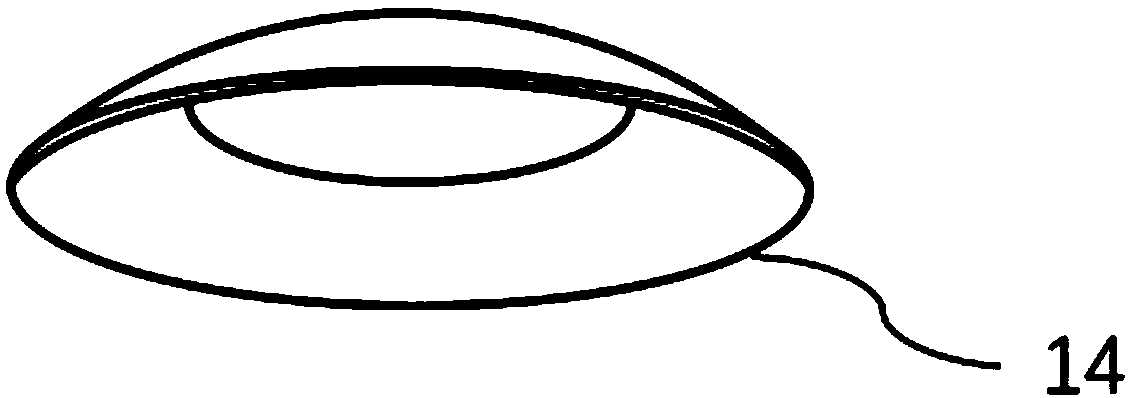 Composite artificial cornea and preparation method thereof