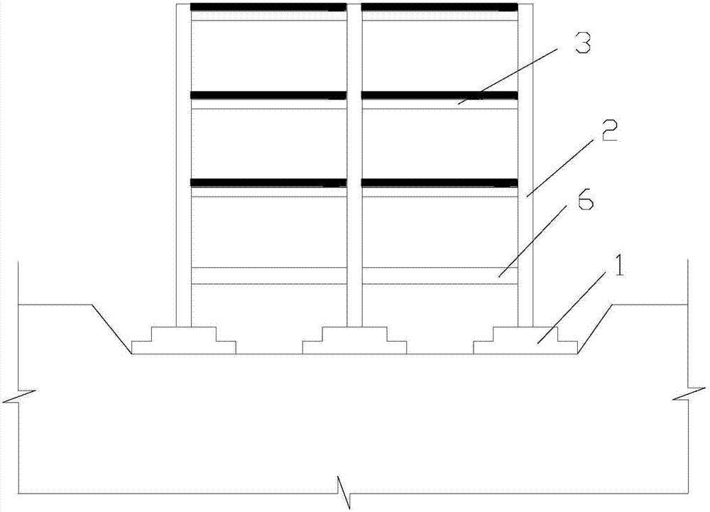 Method of jacking up and adding floors and seismic isolation of frame structure buildings