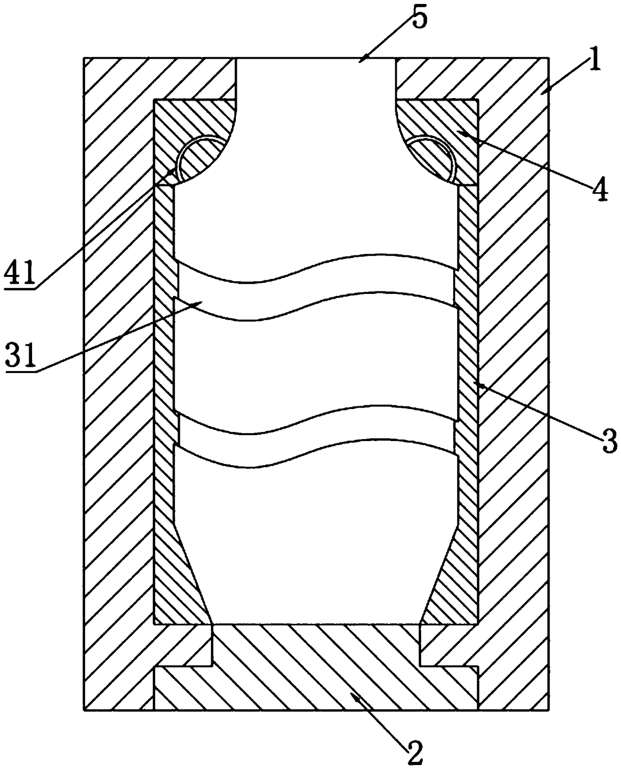 Combined type PE plastic bottle mold