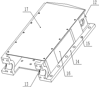 Horizontal hydraulic cylinder type motor