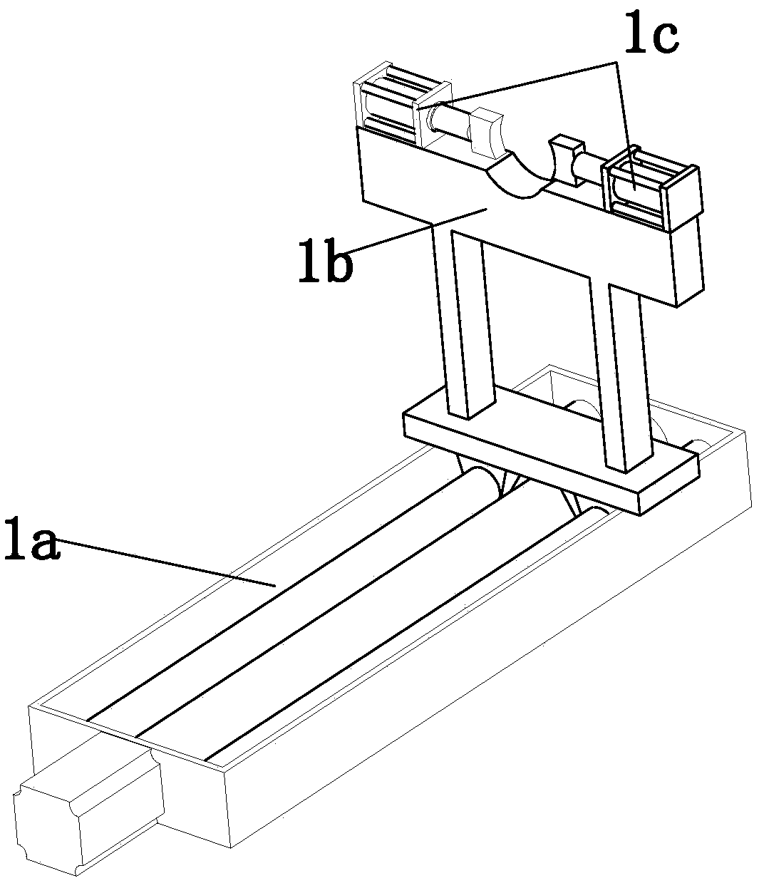 Round pipe cutting and end face grinding integrated machine