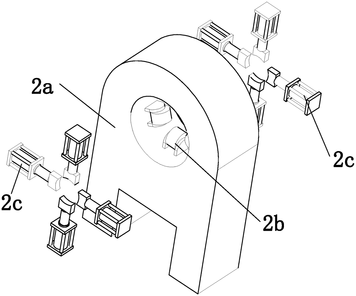 Round pipe cutting and end face grinding integrated machine